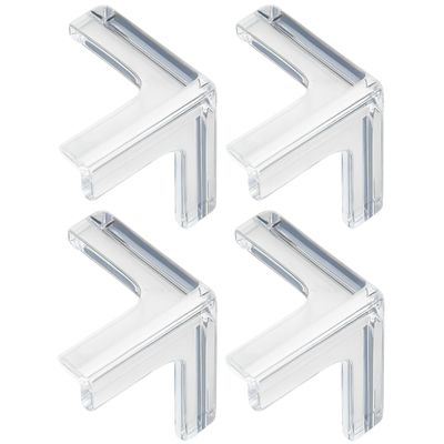 Zabezpieczenia szafek i narożników mebli – przezroczyste ochraniacze na rogi 4 sztuki